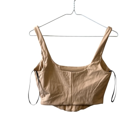 3 For 25 Forever 21 Beige Corset Crop Top - Picture 2 of 3